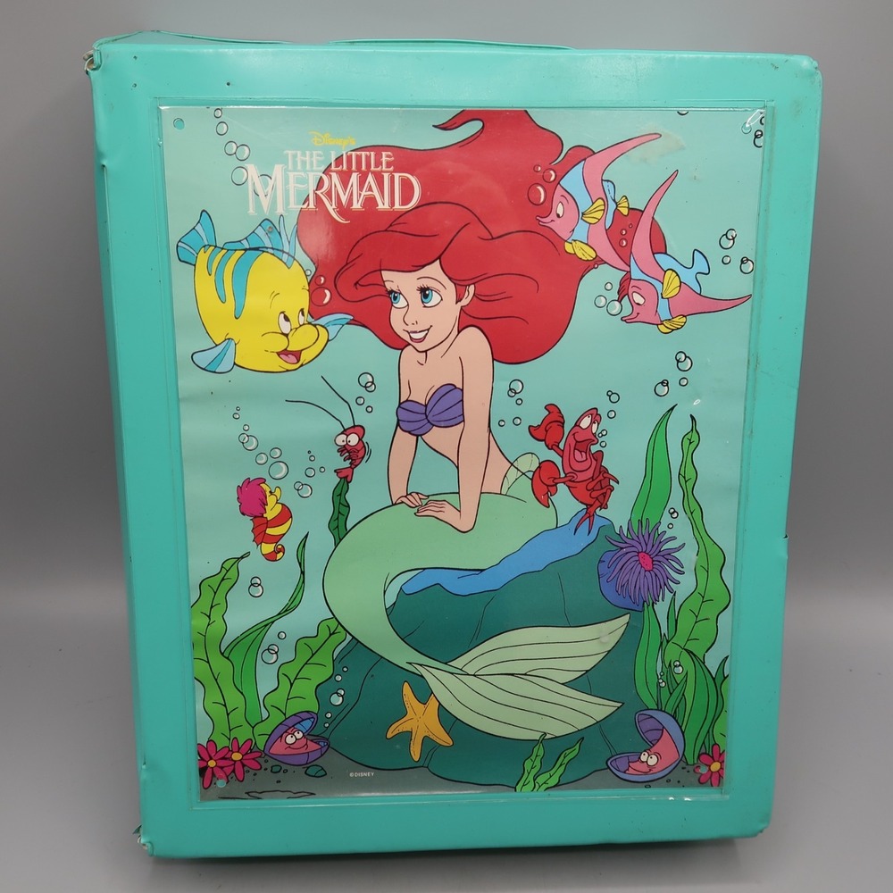 Vintage Disney's Little Mermaid Doll & Accessories Carrying Case w accessories